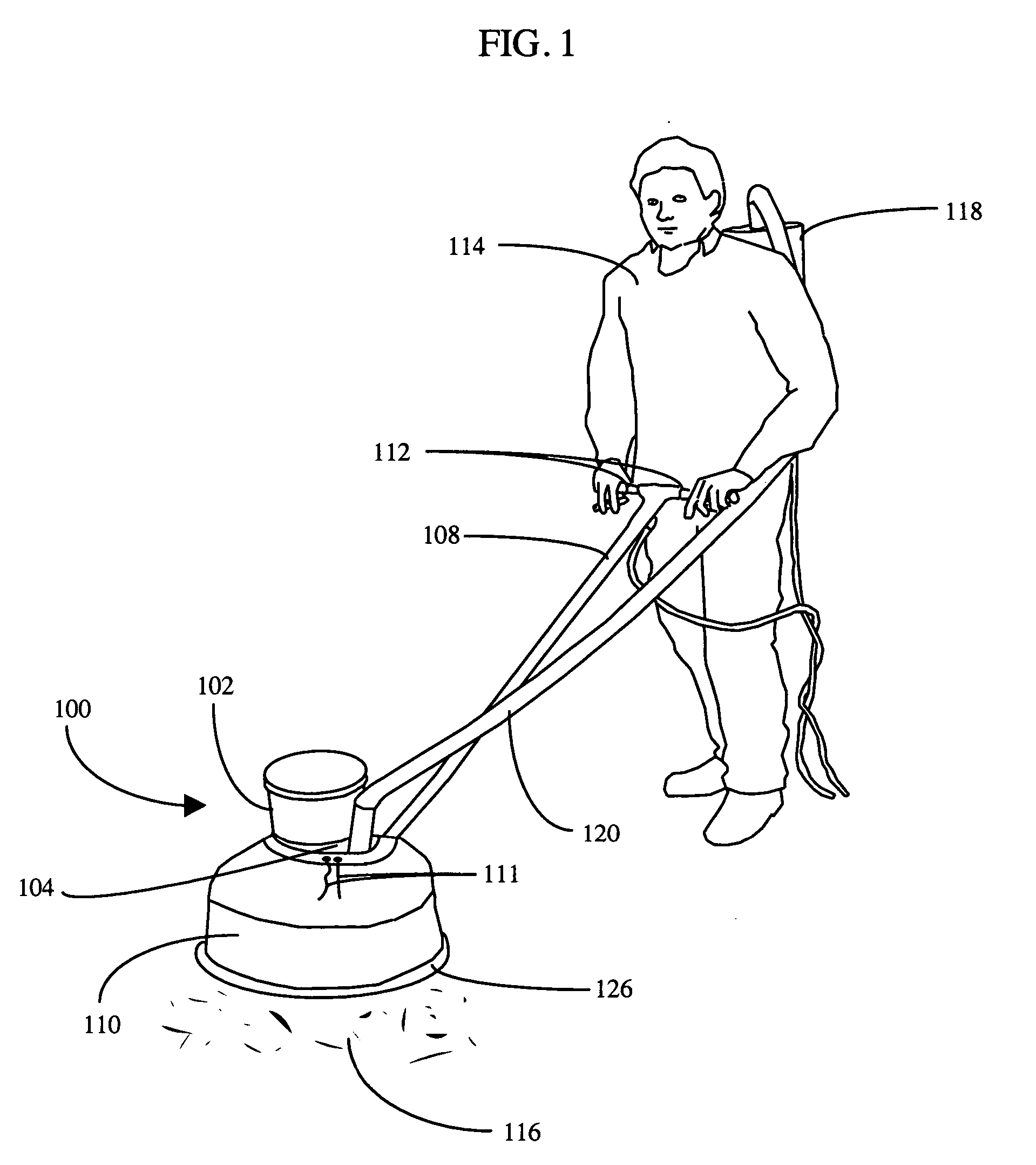 Dust containment device for surfacing machines