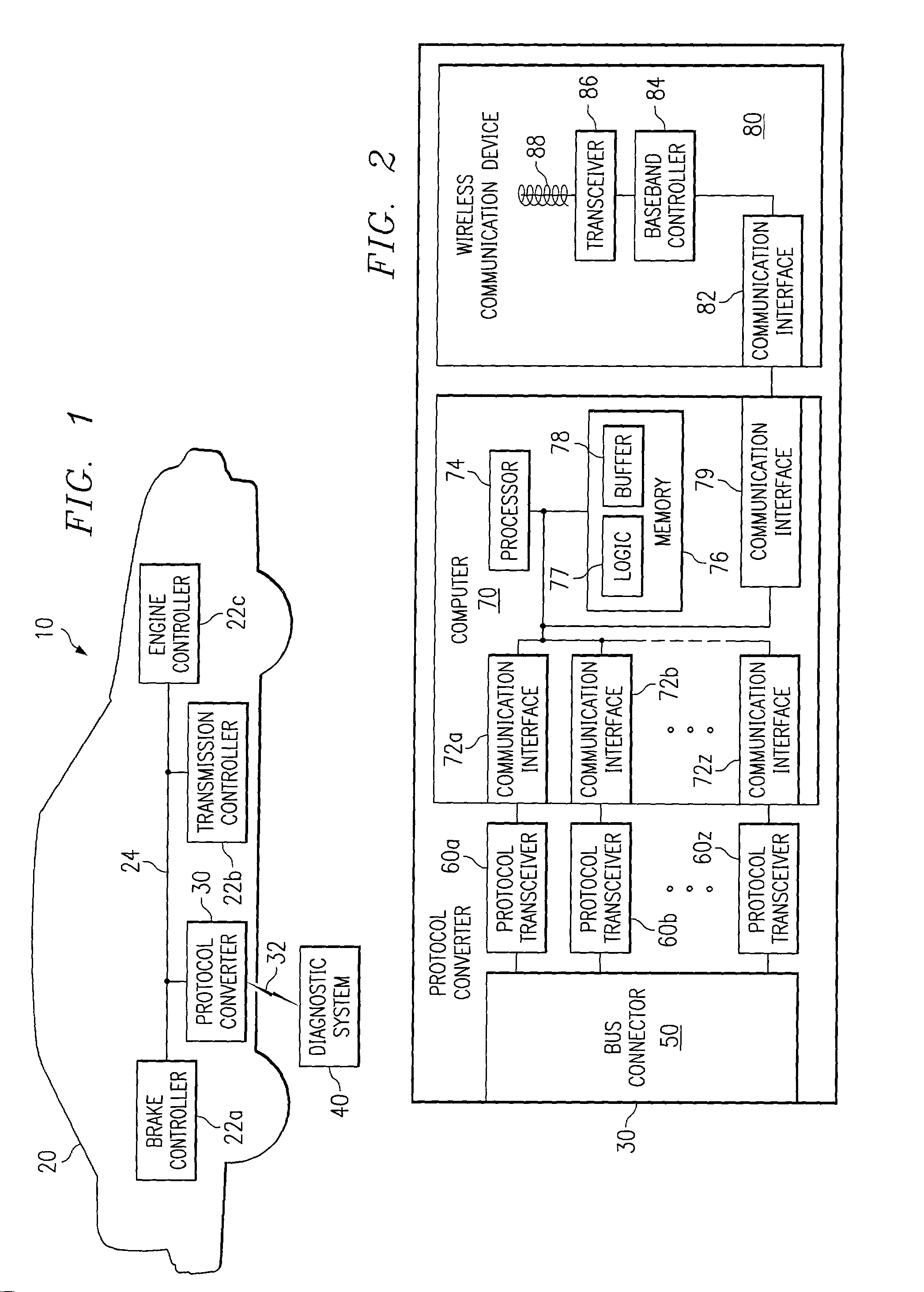 System and method for managing wireless vehicular communications