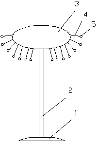 Novel floor lamp structure