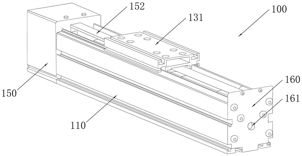 Linear slide table and its linear module