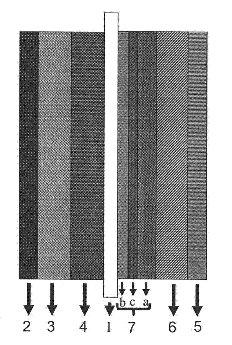 Passive miniature methanol fuel cell membrane electrode and its preparation method