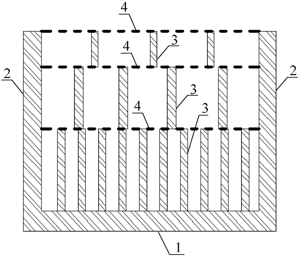 Multi-layer noise elimination/vibration reduction structure and method for manufacturing noise elimination/vibration reduction structure through 3D printing technology