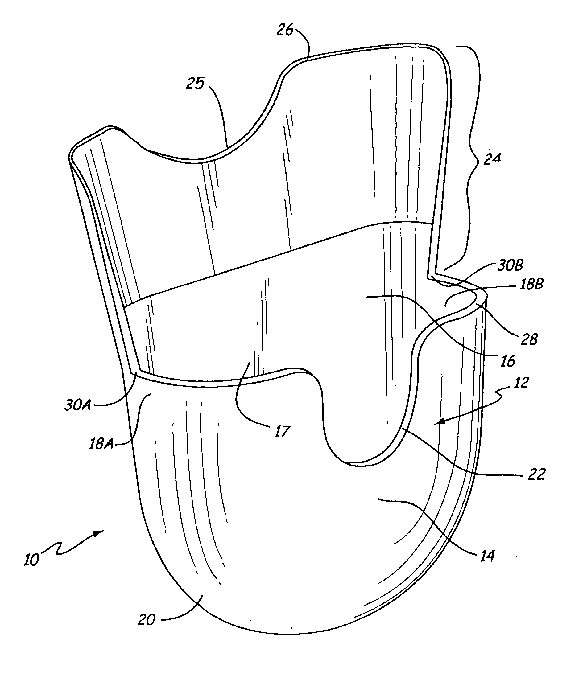 Device and method for collecting surgical material