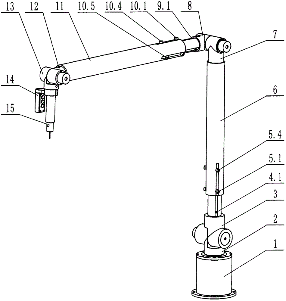 multi-stage-changing-arm-length-articulation-coordinate-measuring