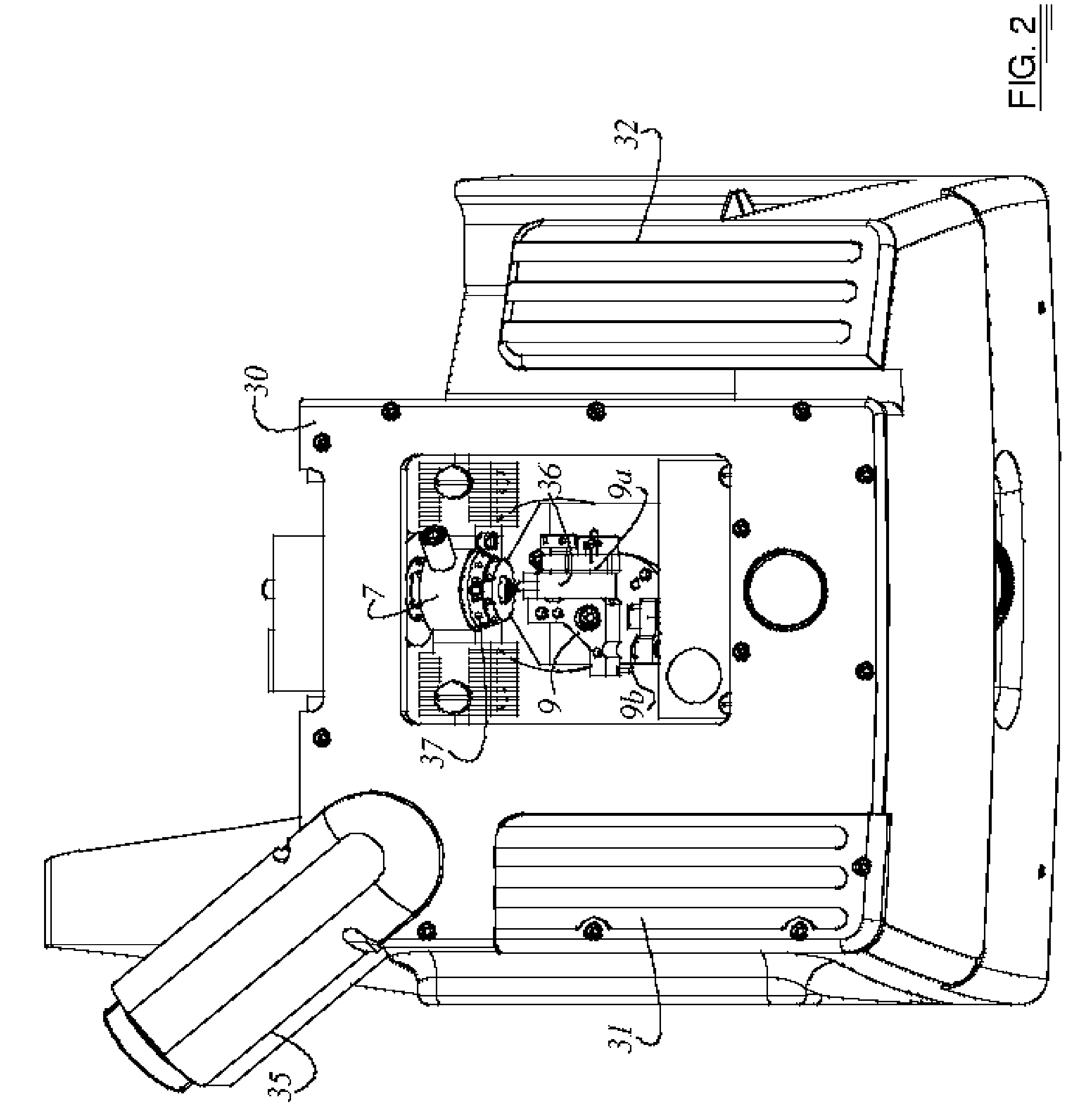Device and method for trimming samples