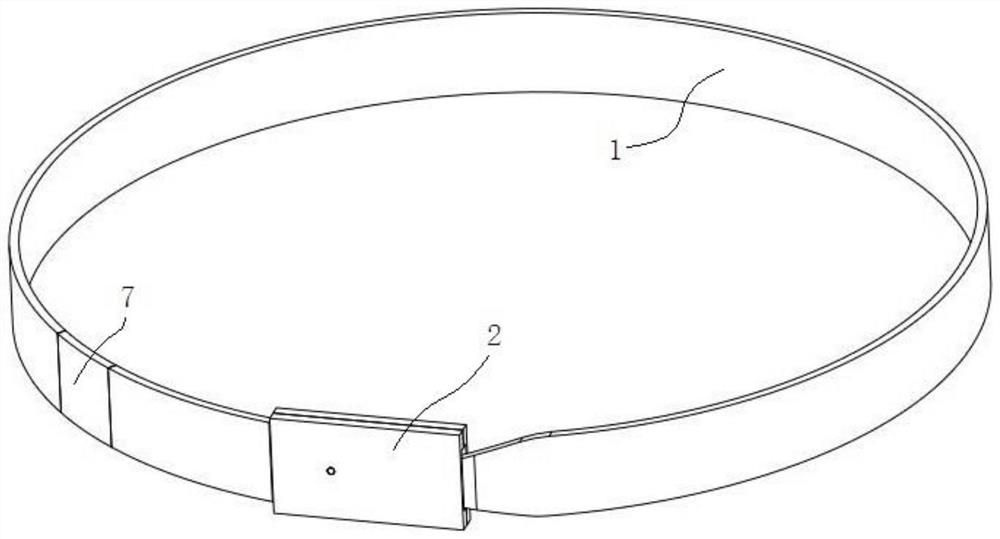 A tension variable abdominal belt