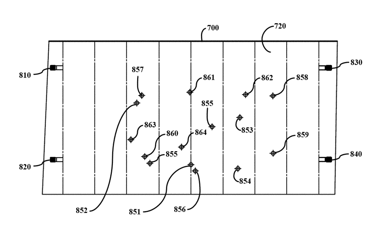 System and method for detecting multiple fragments in a target missile