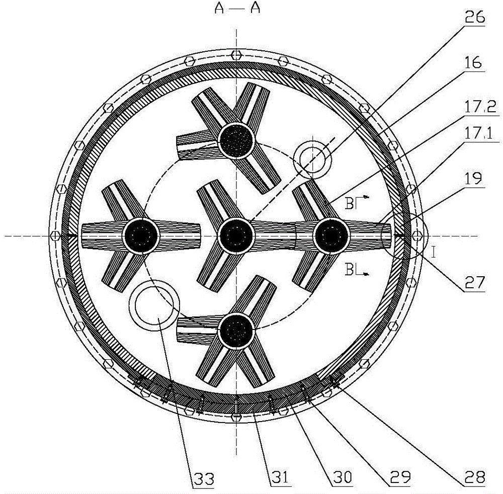 Damping multi-rotation hammer crusher