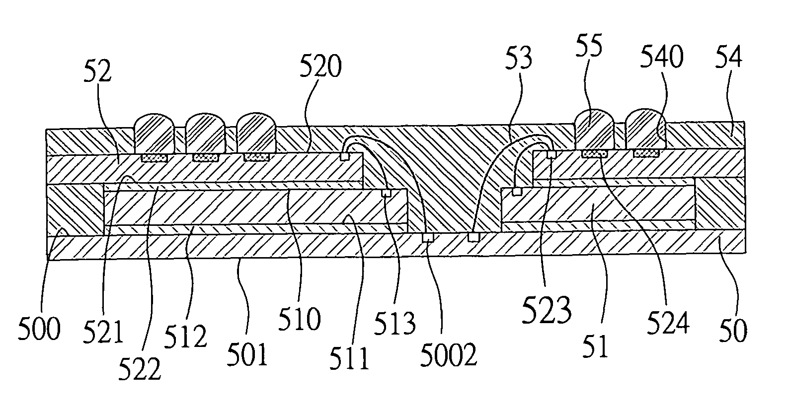 Multi-substrate region-based package and method for fabricating the same