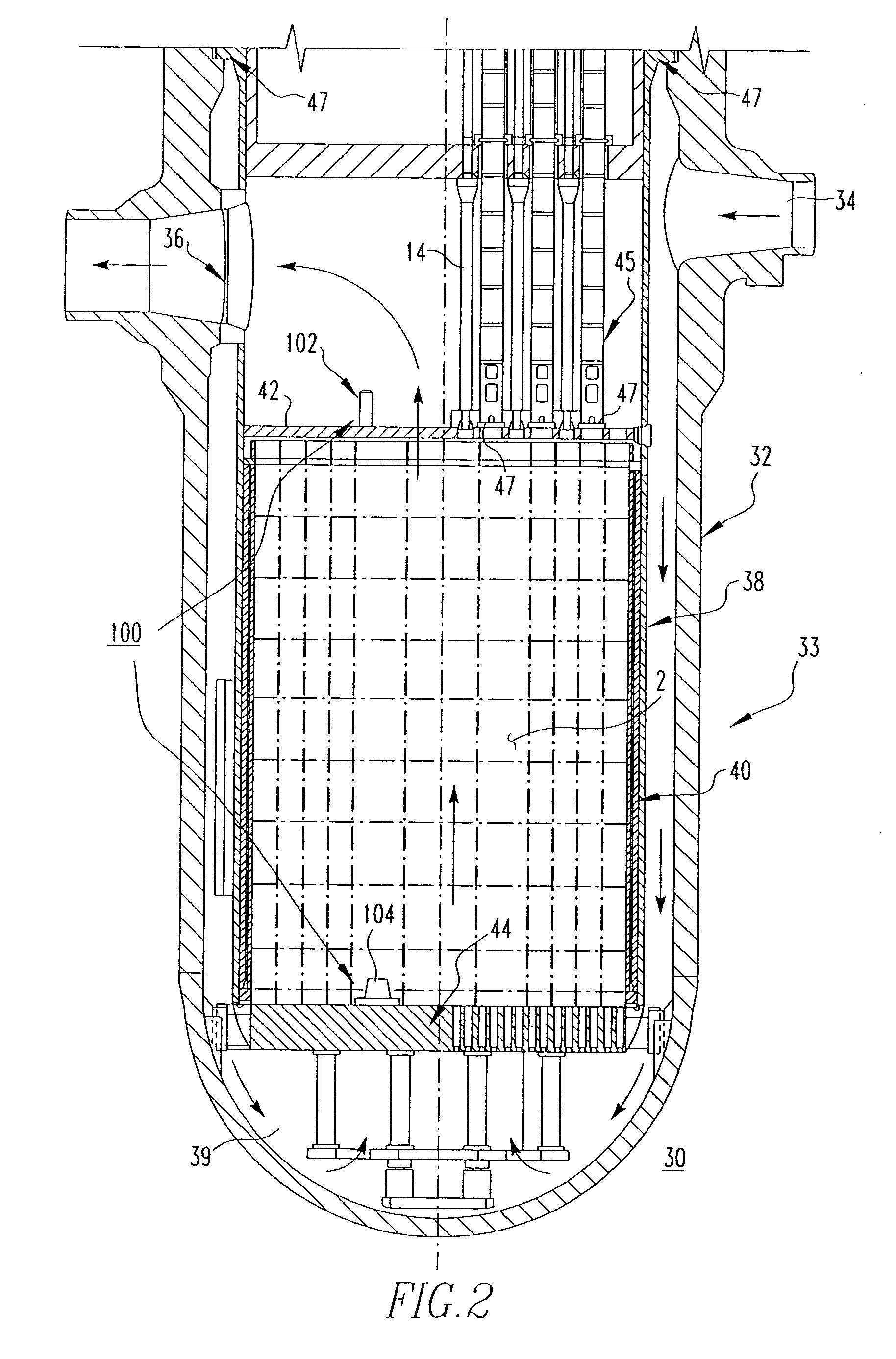 In-core fuel restraint assembly