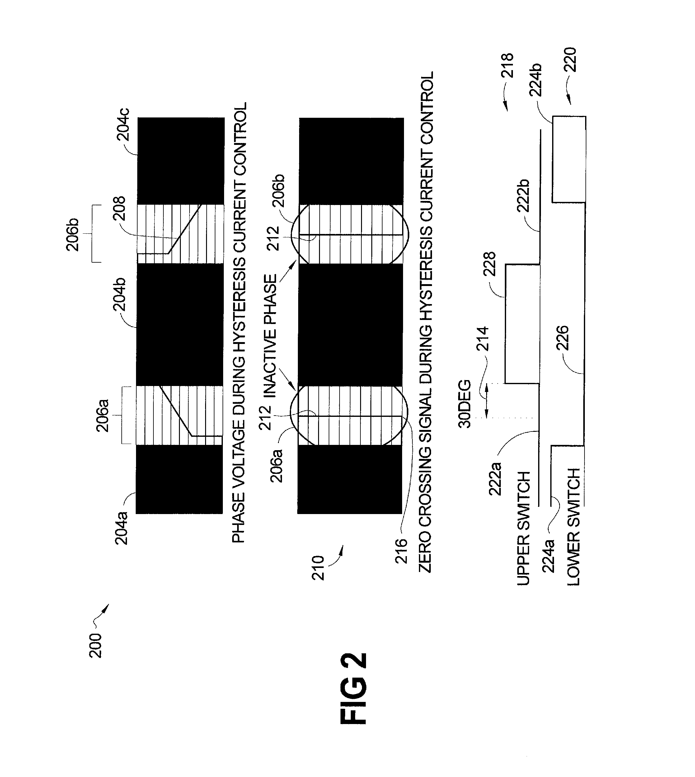 System and method for sensor-less hysteresis current control of permanent magnet synchronous generators without rotor position information