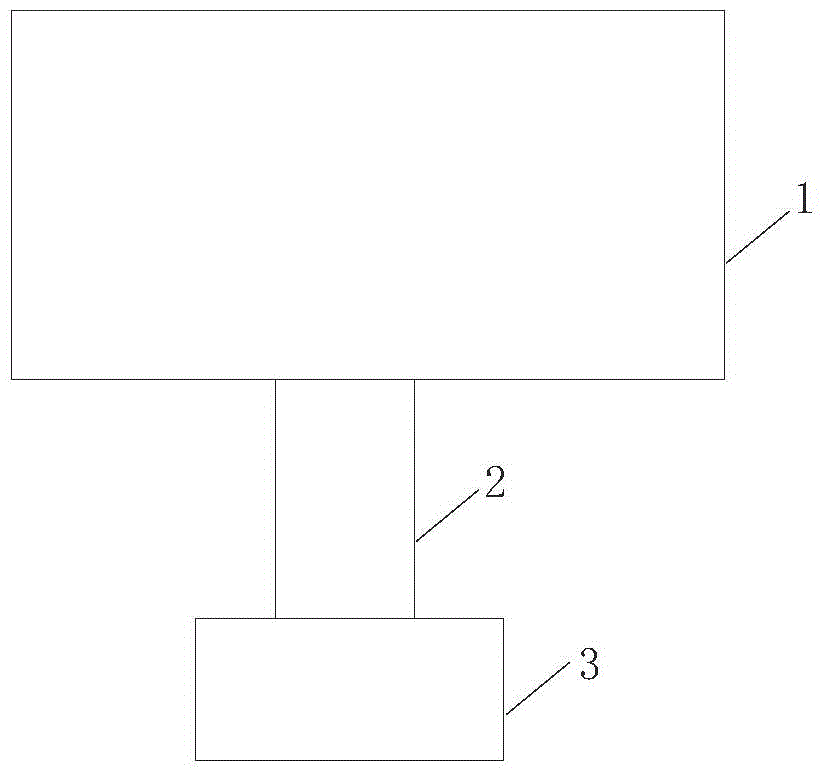 Aircraft provided with detector with stable heat dissipation structure