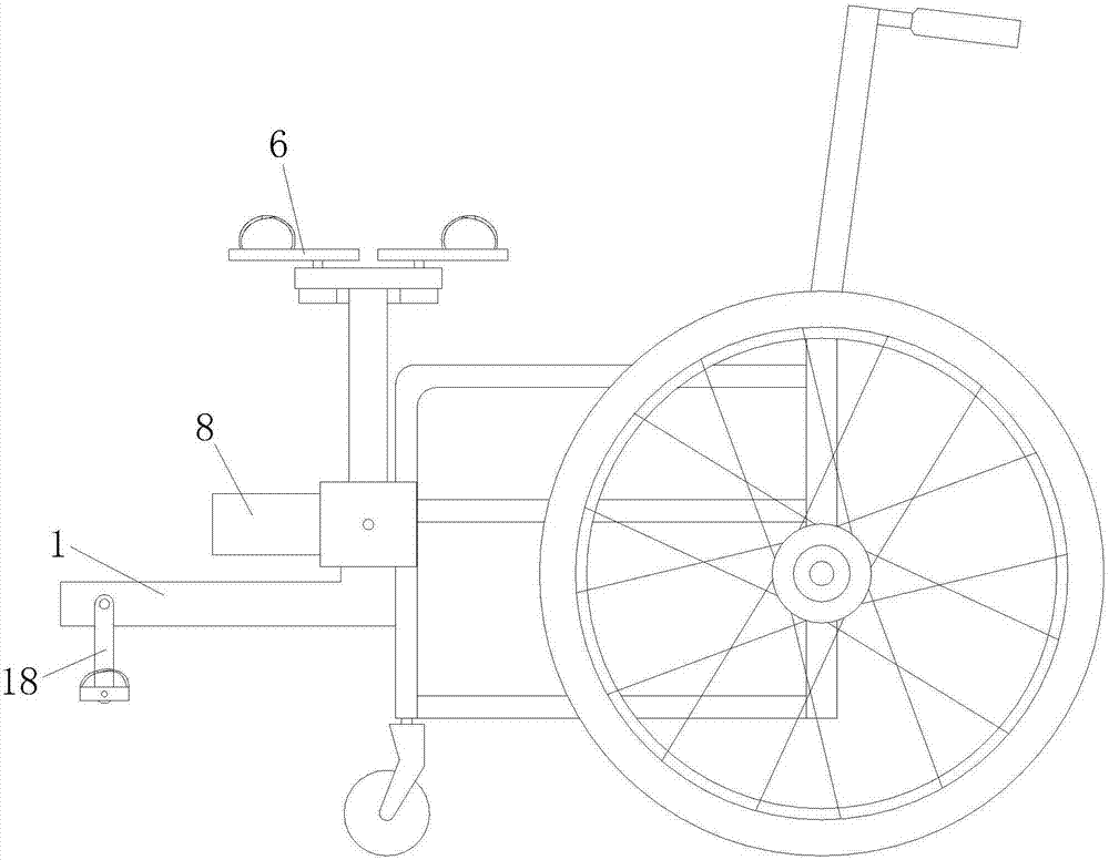 Hemiplegia rehabilitation device and application method