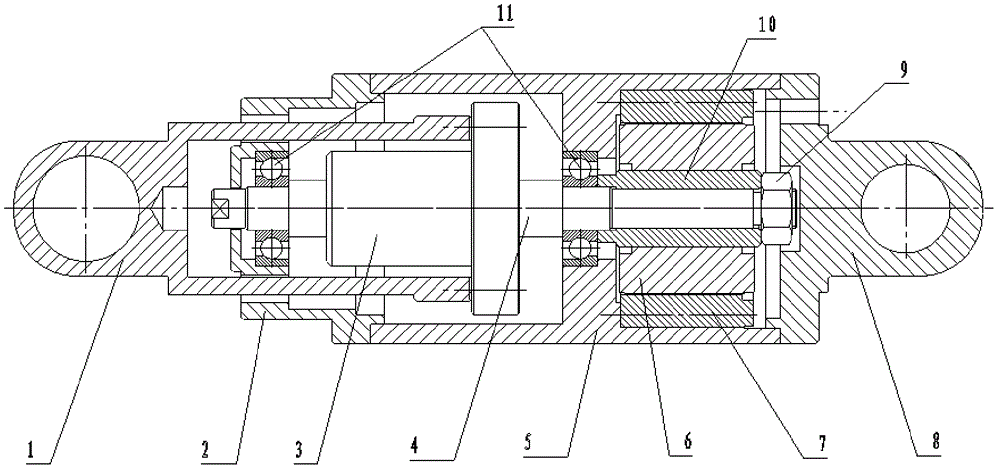 Driving device for triaxial inertially stabilized platform