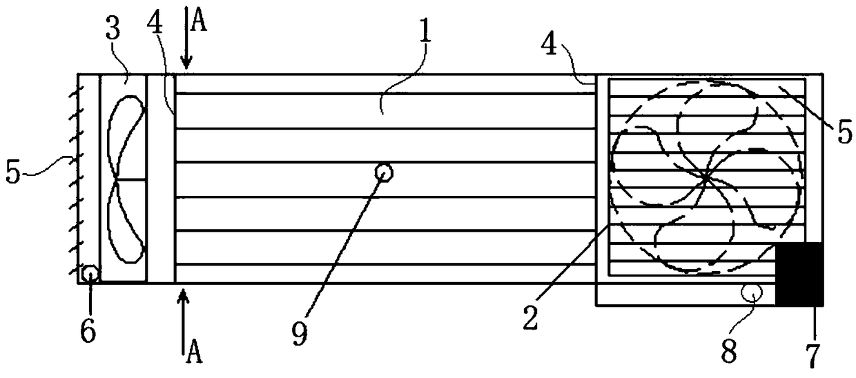 Fresh air device for full heat exchange and installation structure and control method thereof