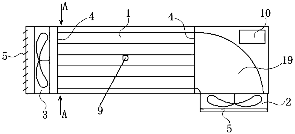 Fresh air device for full heat exchange and installation structure and control method thereof