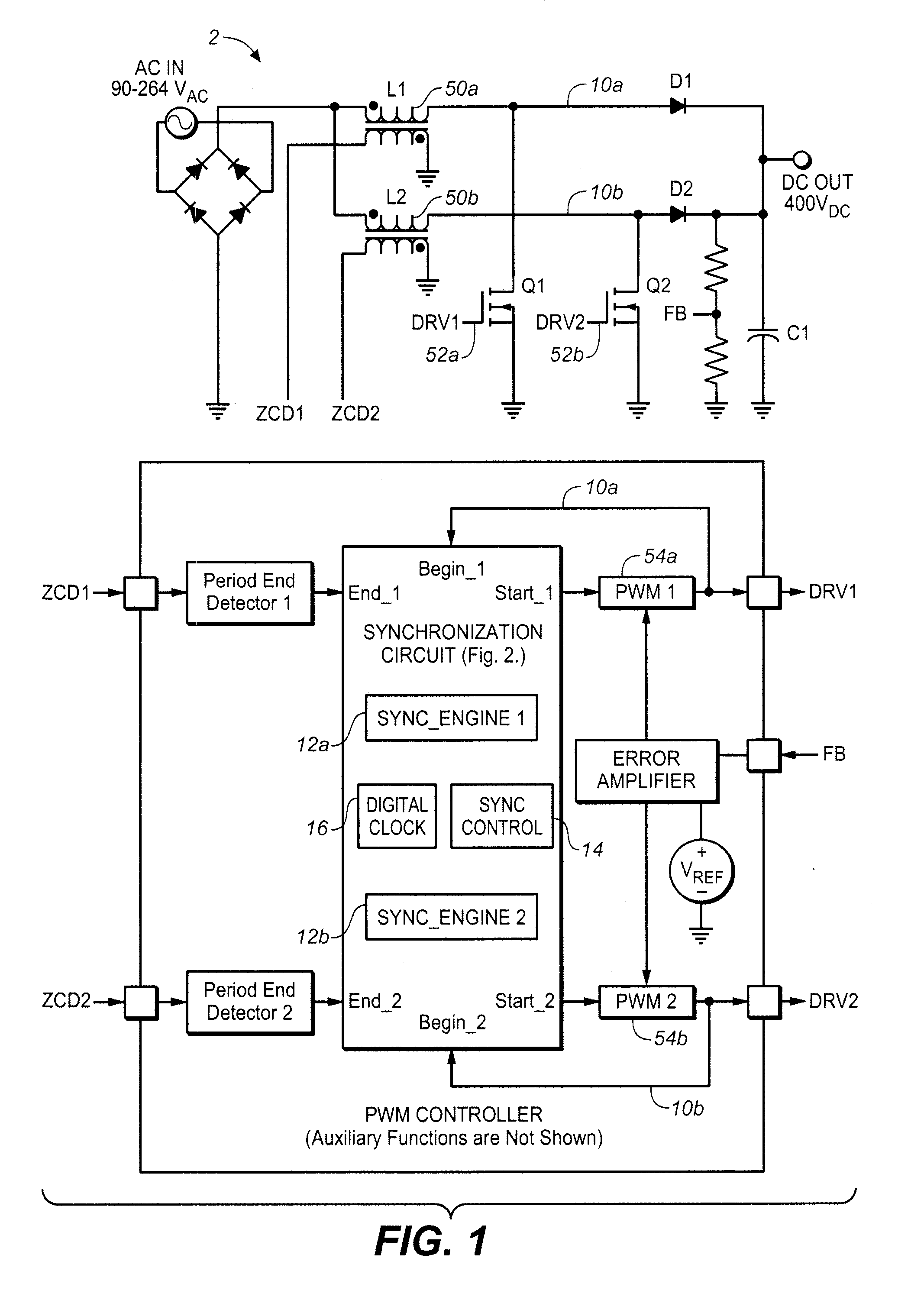 Synchronizing Frequency and Phase of Multiple Variable Frequency Power Converters