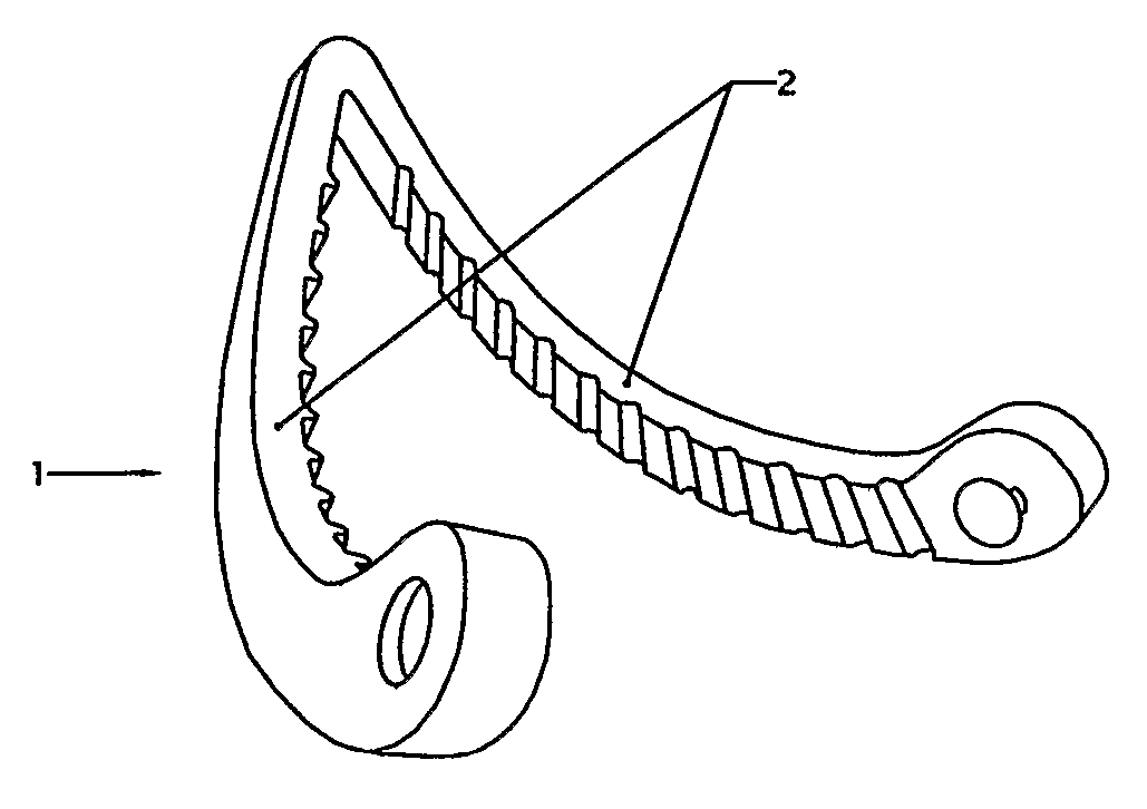 Laterally Curved Surgical Clip