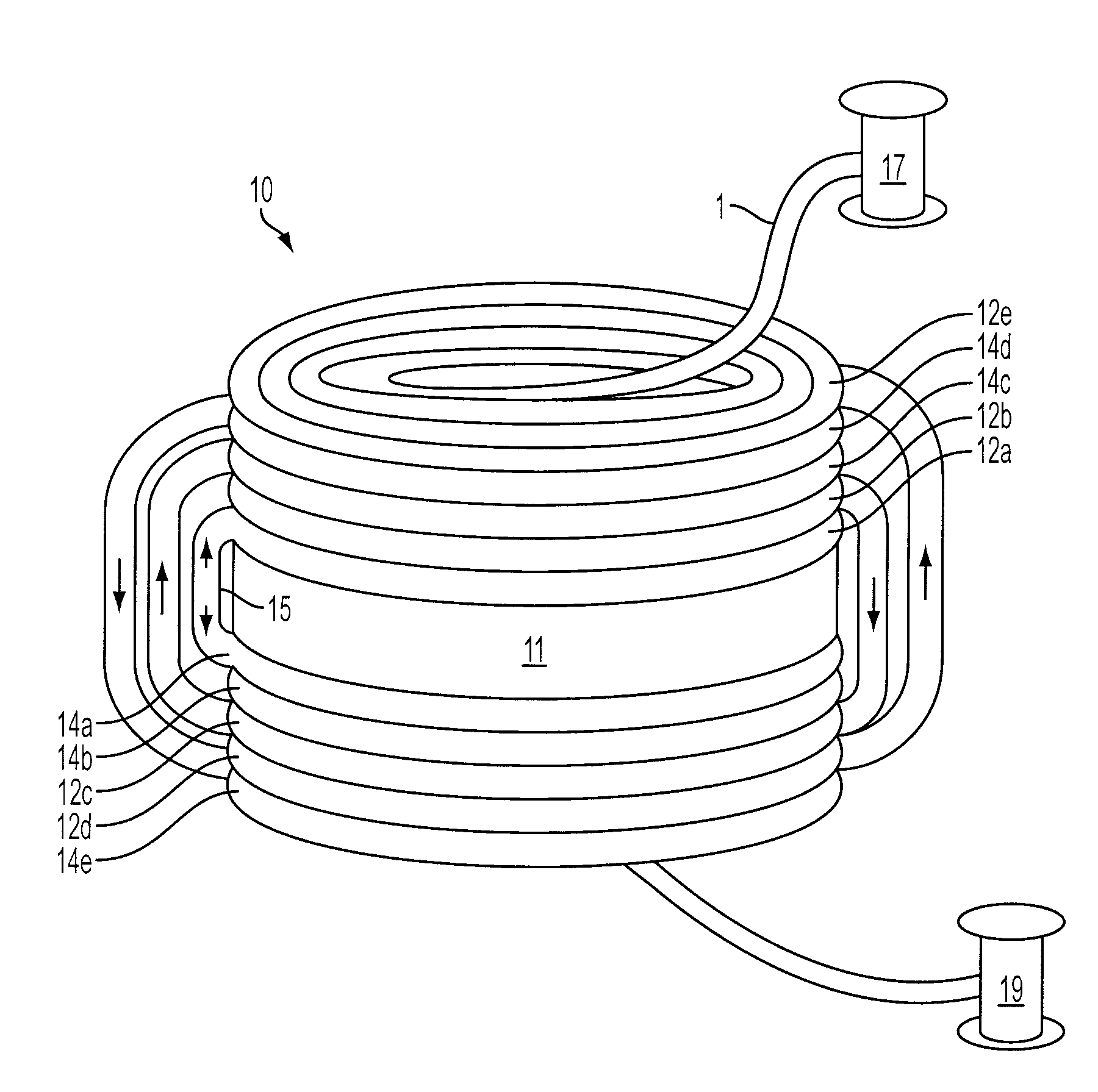 Crossover-Free Fiber Optic Coil Sensor and Winding Method