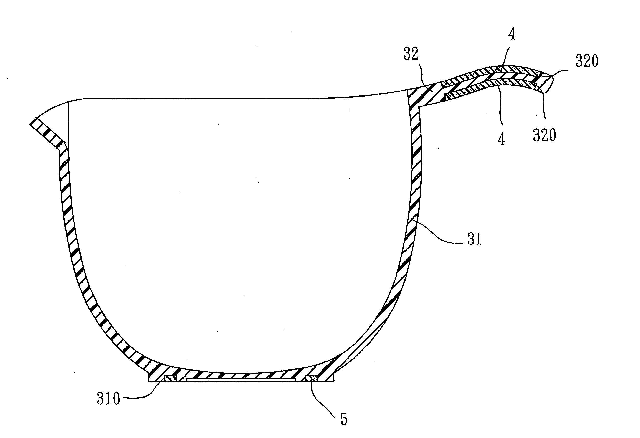 Container with anti-slip capability