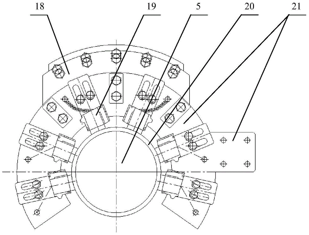 A temperature control method for metal rolled pieces in a hydraulic tension warm rolling mill