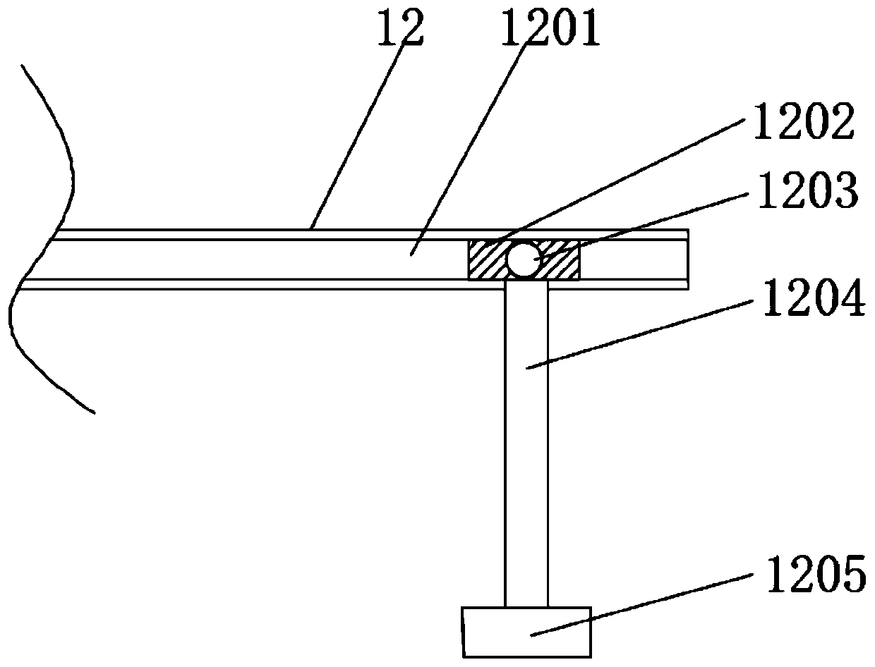Cropping and edge-folding device for clothing trademark processing
