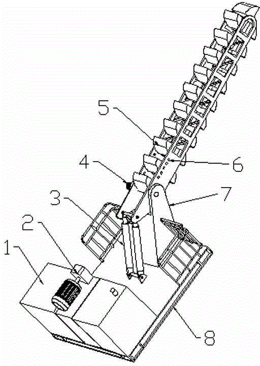 Jointing channel dredging device