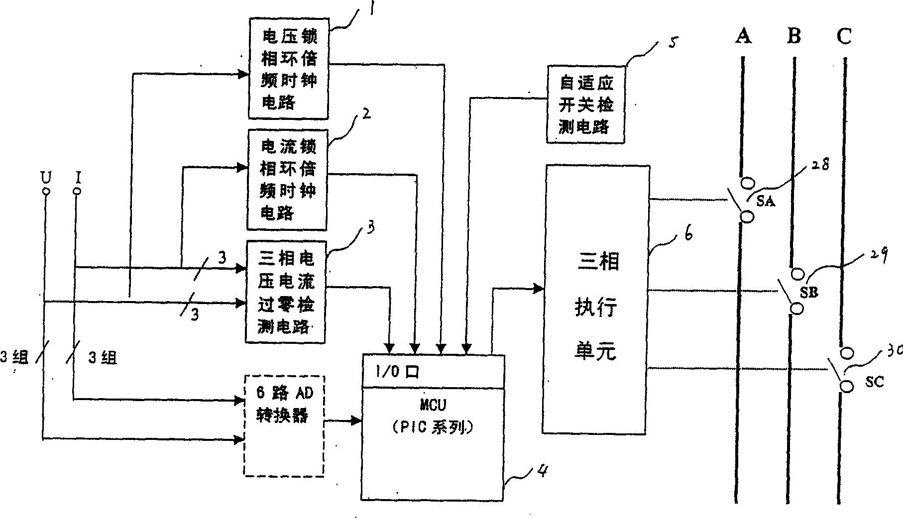 Phase-splitting control high and low voltage switch electrical equipment and control method thereof