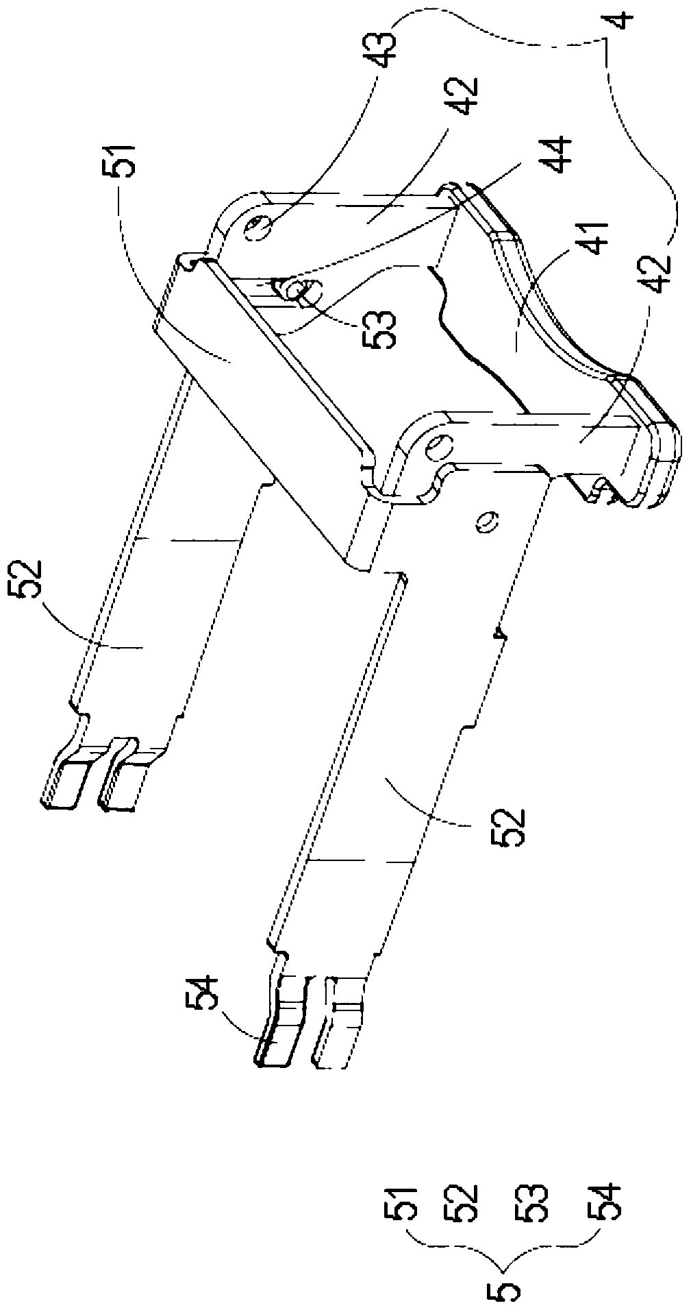 Unlock mechanism of optical fiber communication module