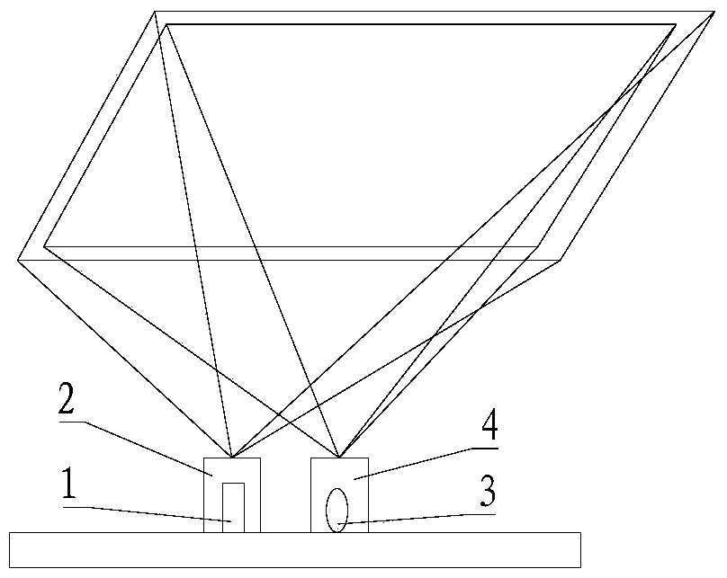 A two-dimensional code scanner sharing fill light and alignment light