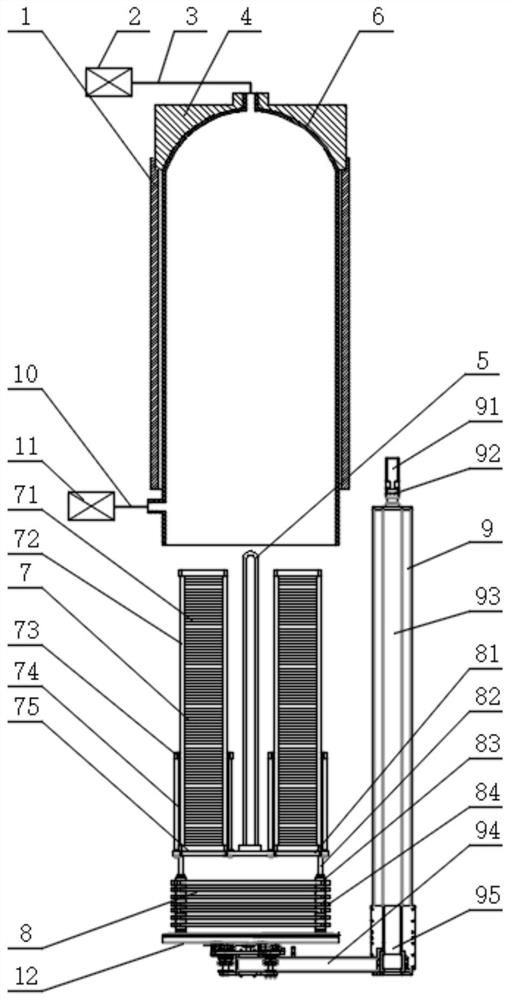 High-productivity vertical furnace