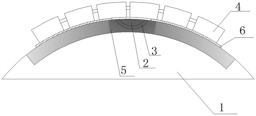 A heat insulation method for resistance heating local heat treatment of curved surface parts