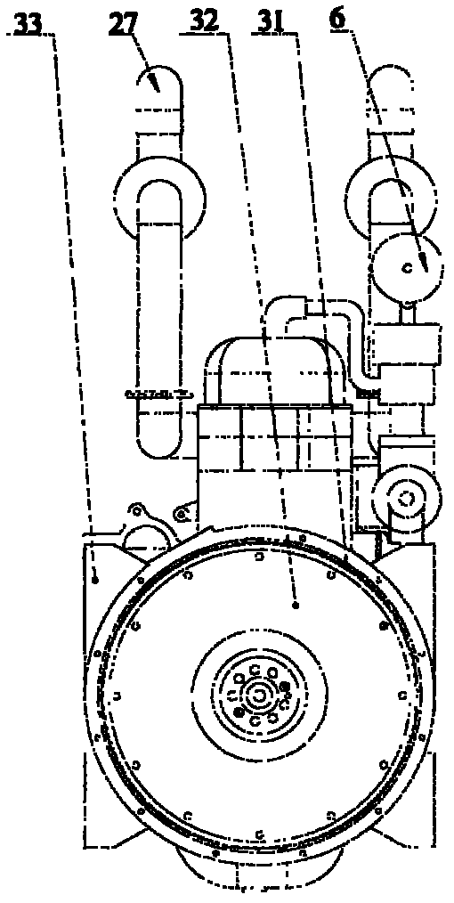 Piston component for aerodynamic engines