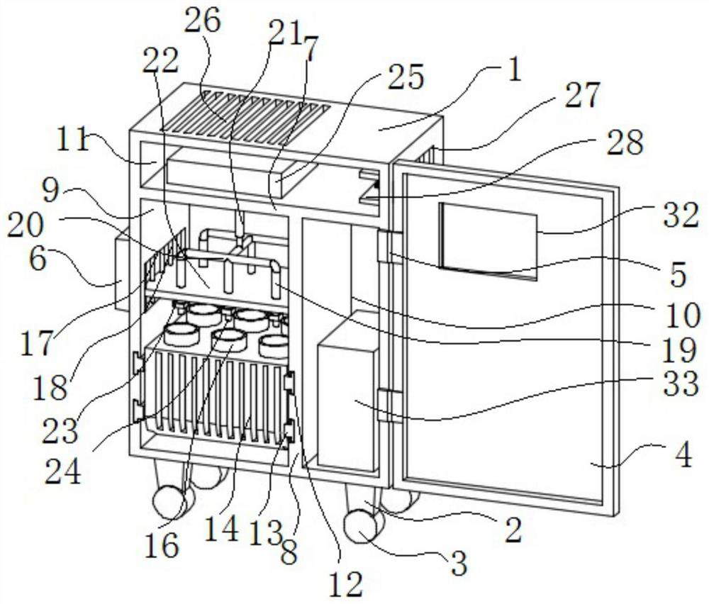 Novel hydrogen energy standby power cabinet