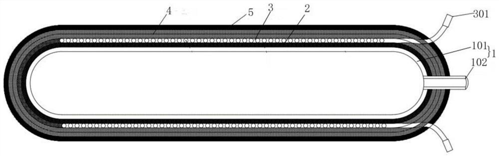 Low-temperature high-pressure hydrogen storage pressure vessel and use method thereof