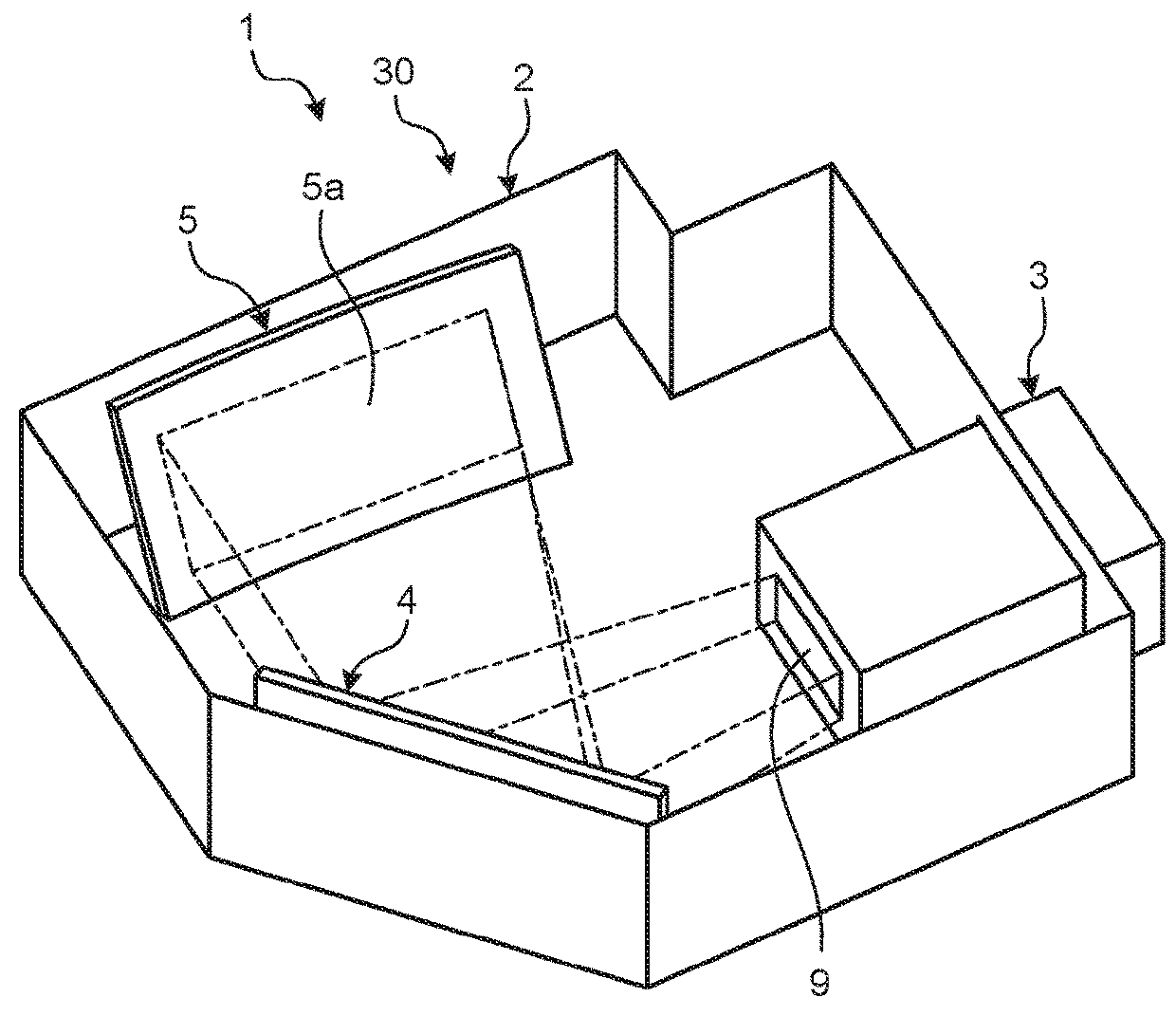 Vehicle display device