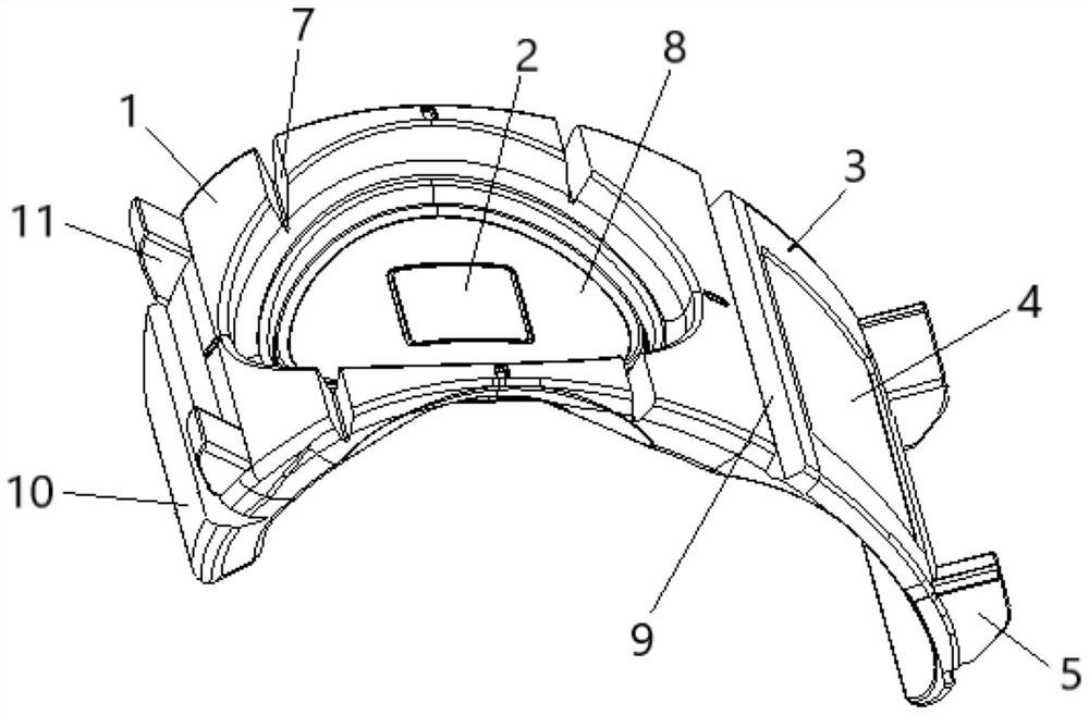 Novel blood pressure measuring and positioning device and application