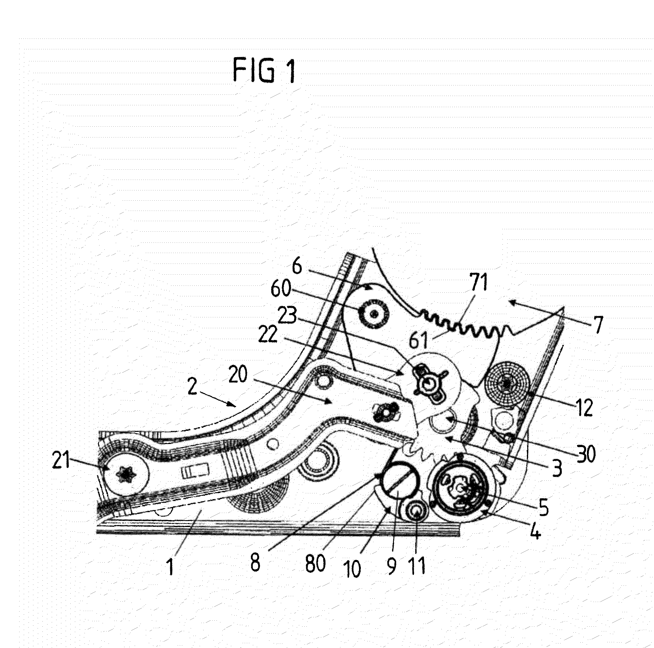 Latching fitting for a vehicle seat