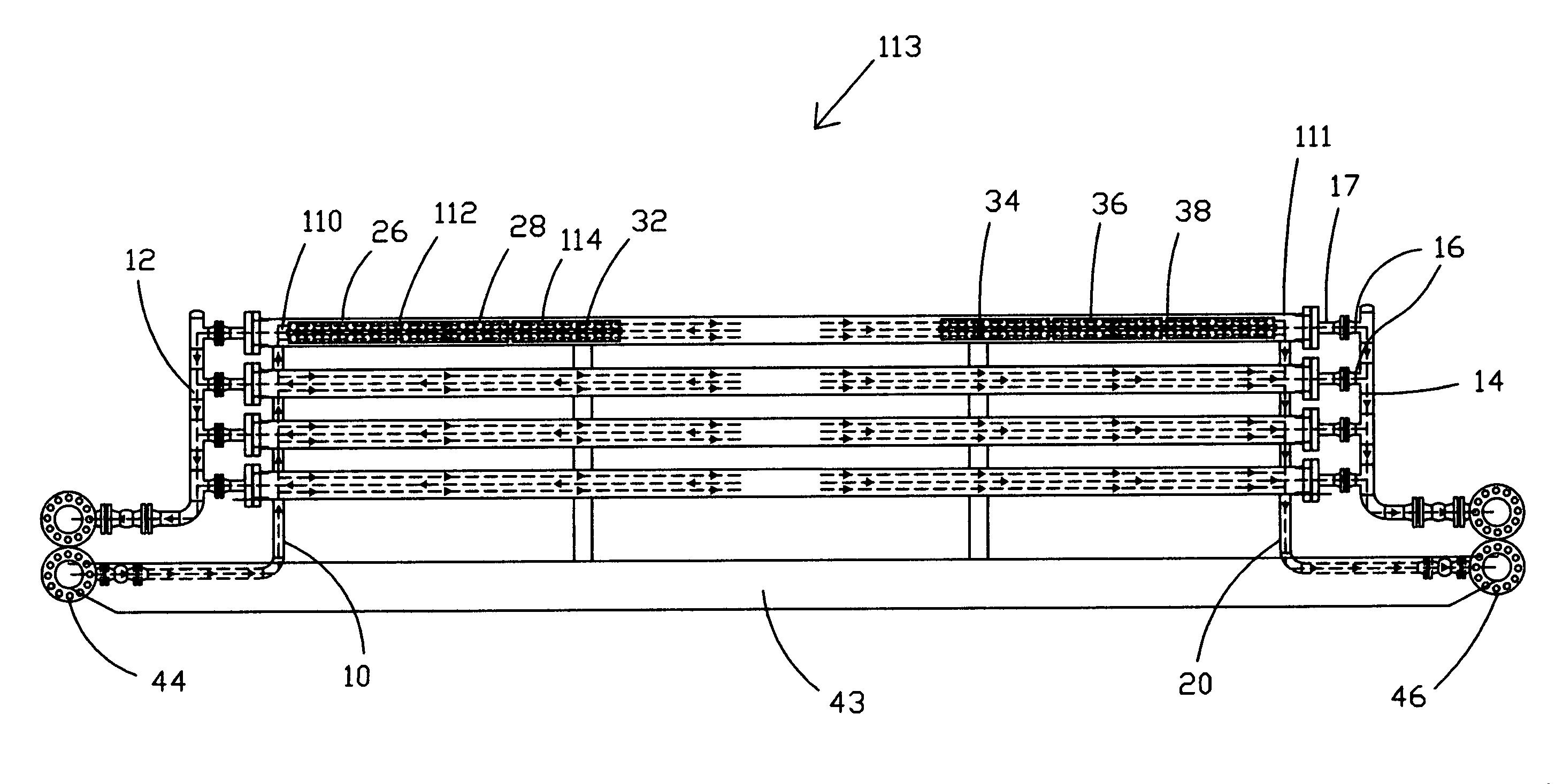 Compact membrane unit and methods