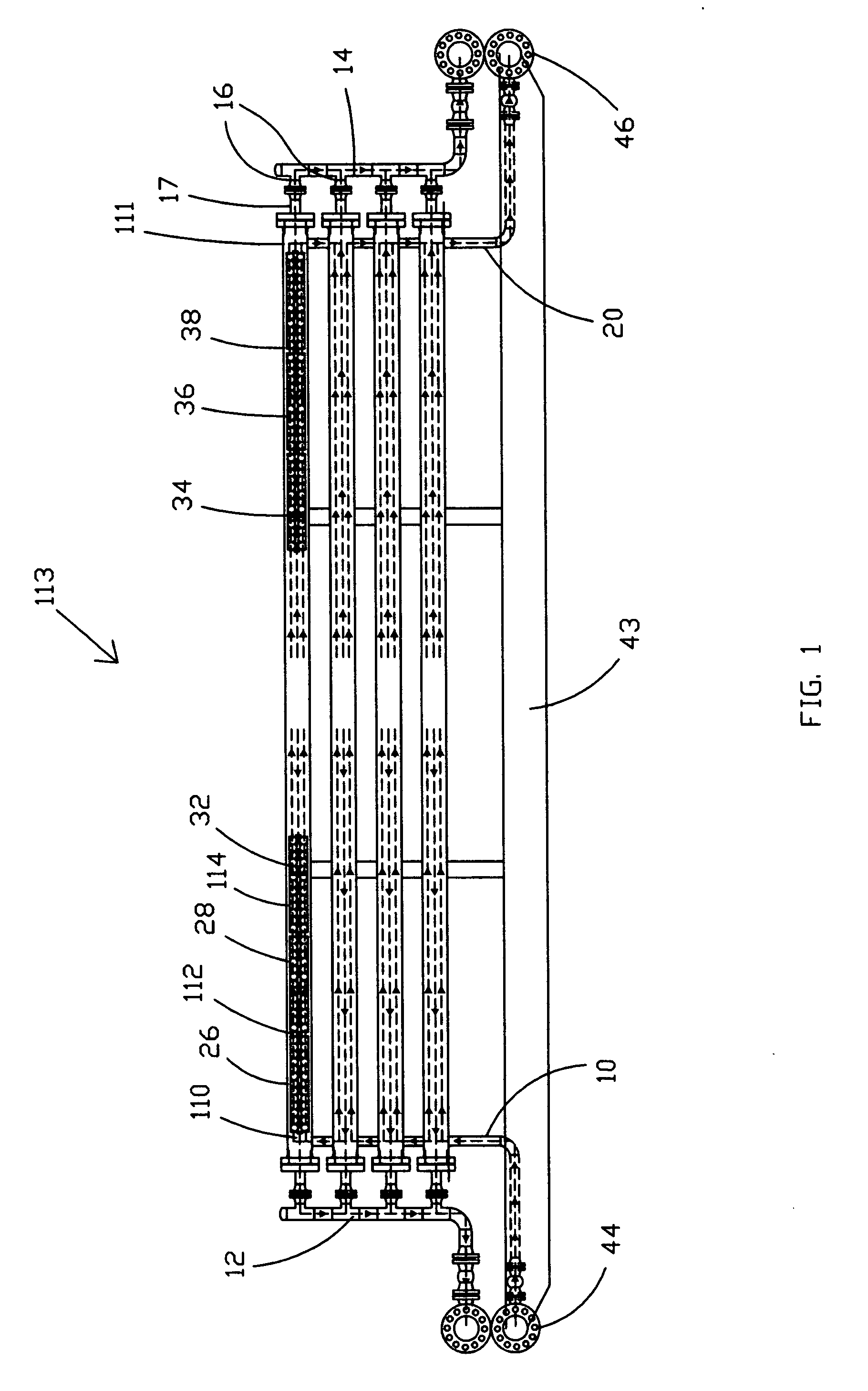 Compact membrane unit and methods