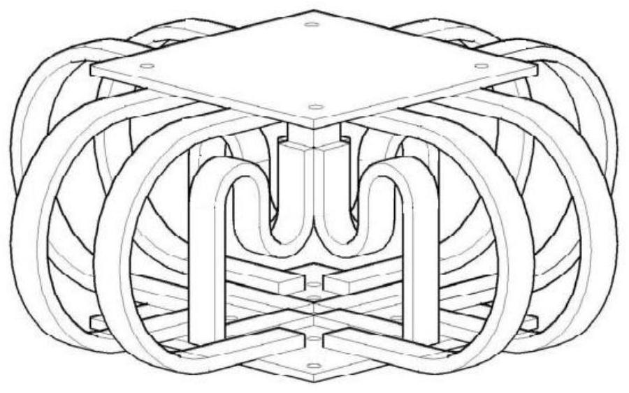 A three-dimensional metal energy dissipation damper