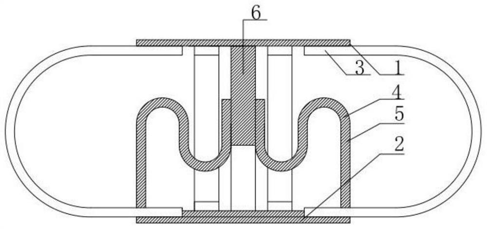 A three-dimensional metal energy dissipation damper