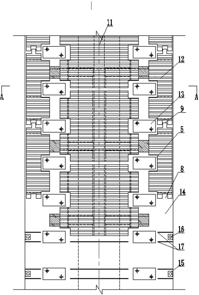 Track acoustic board structure