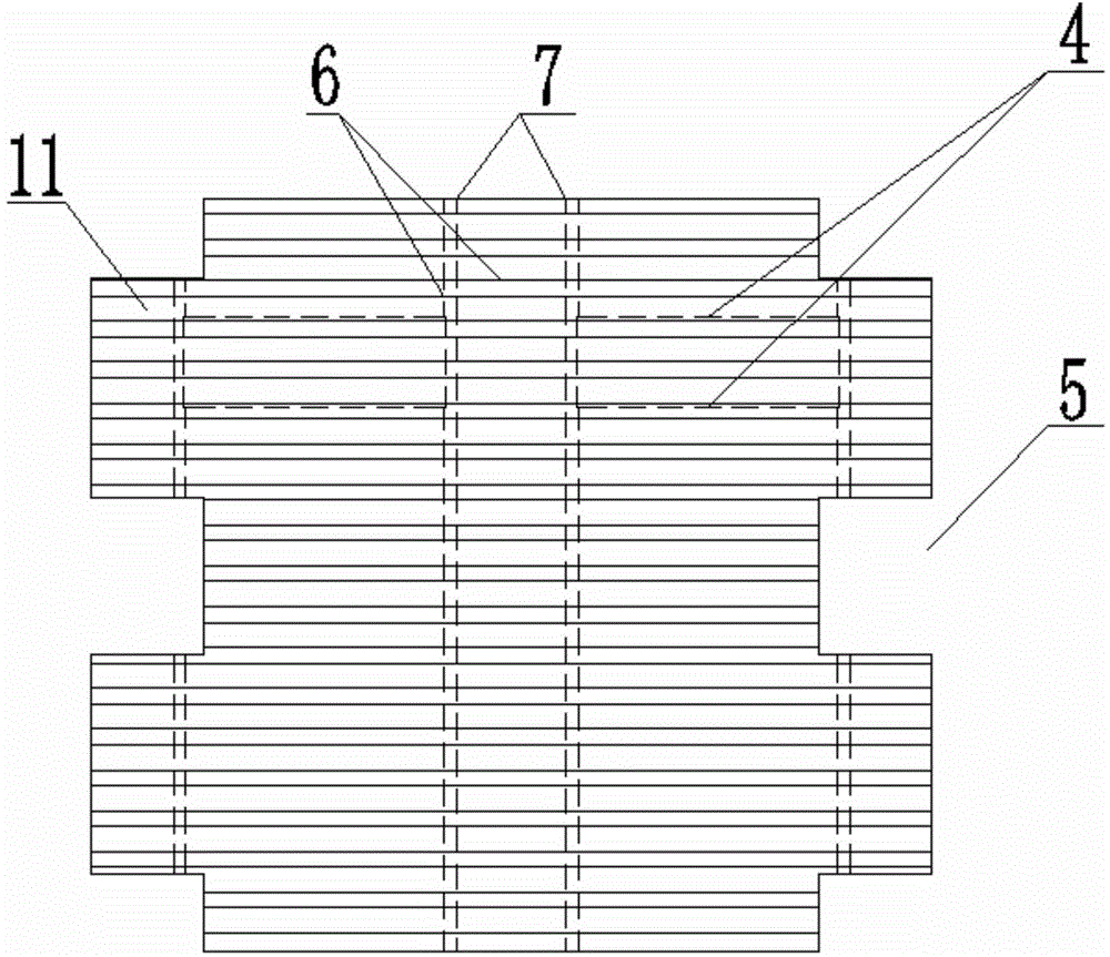 Track acoustic board structure