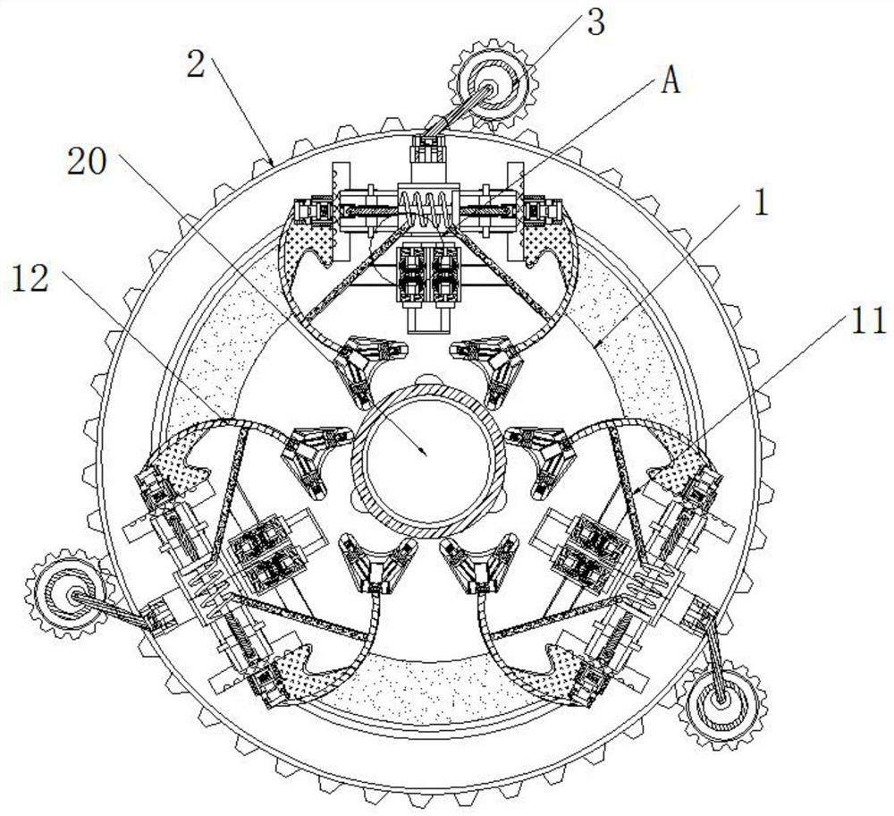 Combined debridement device for operation