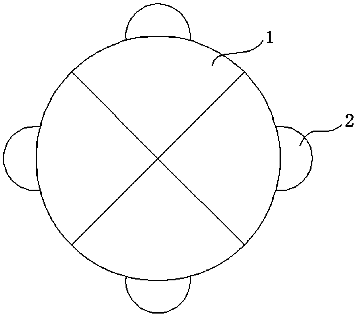 Integrated rotary single-person dining table and spliced dining table formed by splicing integrated rotary single-person dining tables