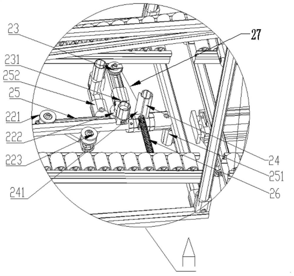 An automatic butt feeding mechanism