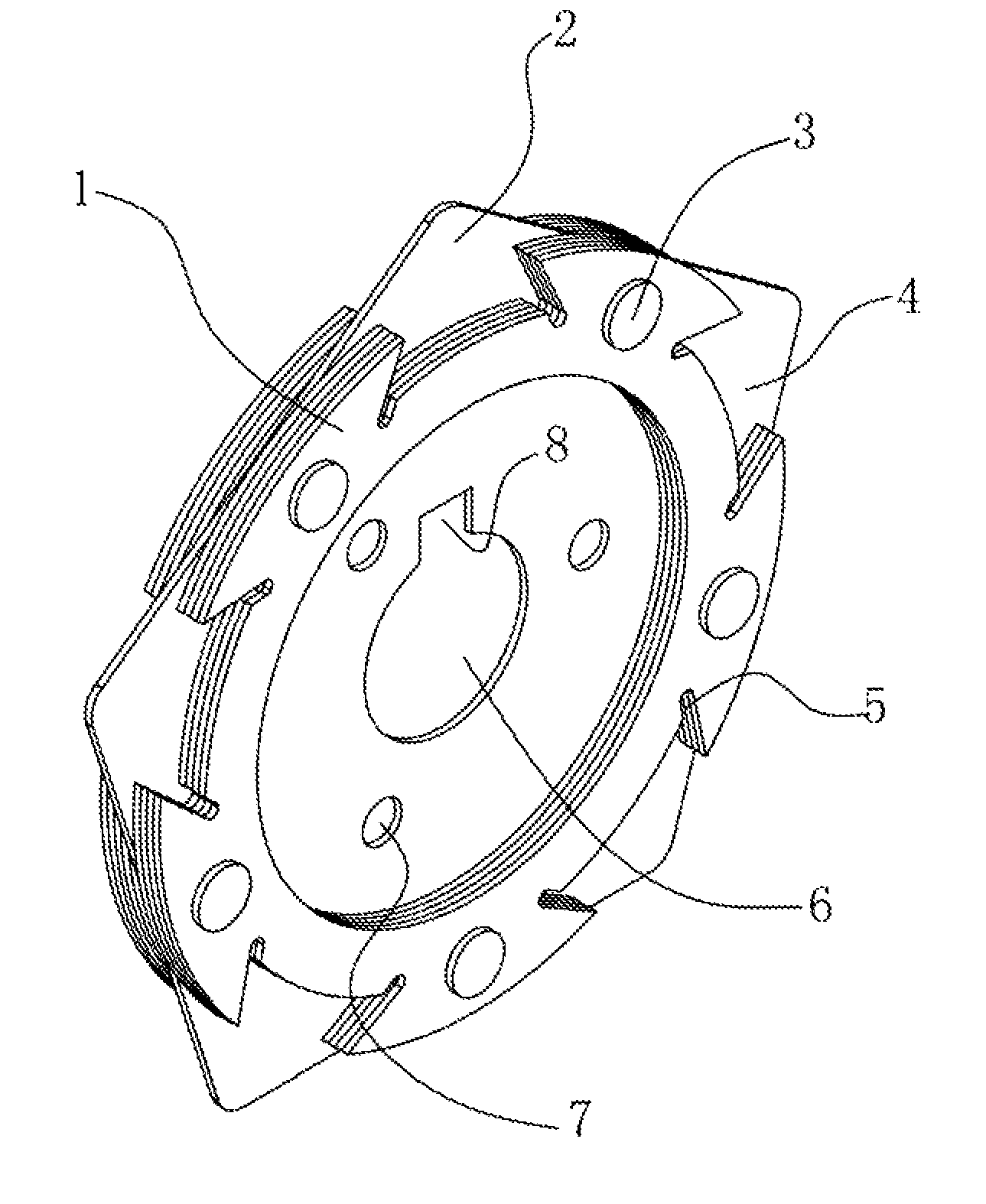 Punching sheet-type flange