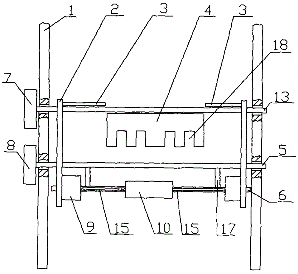 A tail folding device for automatic folding and binding machine for plastic bags
