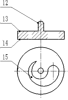 Venous transfusion device with driving plate type flow regulation device